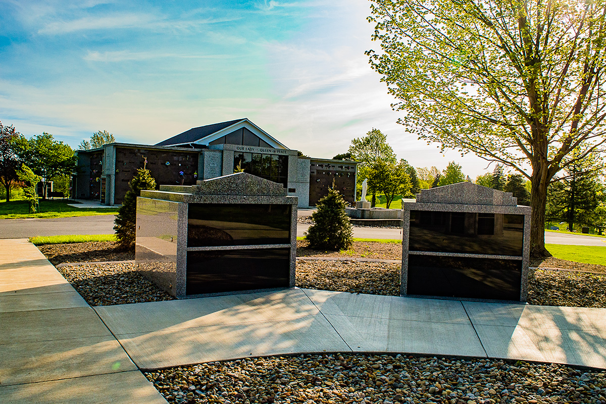 Sarcophagi at All Souls Cemetery, Chardon