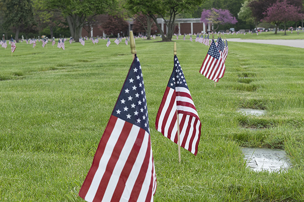 Grave With Flag