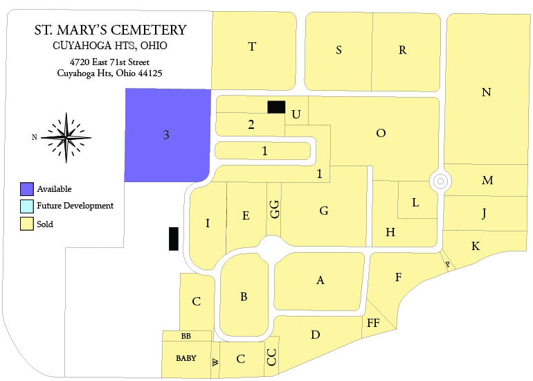 St Mary Cuyahoga Hts Catholic Cemeteries Association